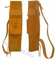 товар Колчан заспинный QU-04 замша