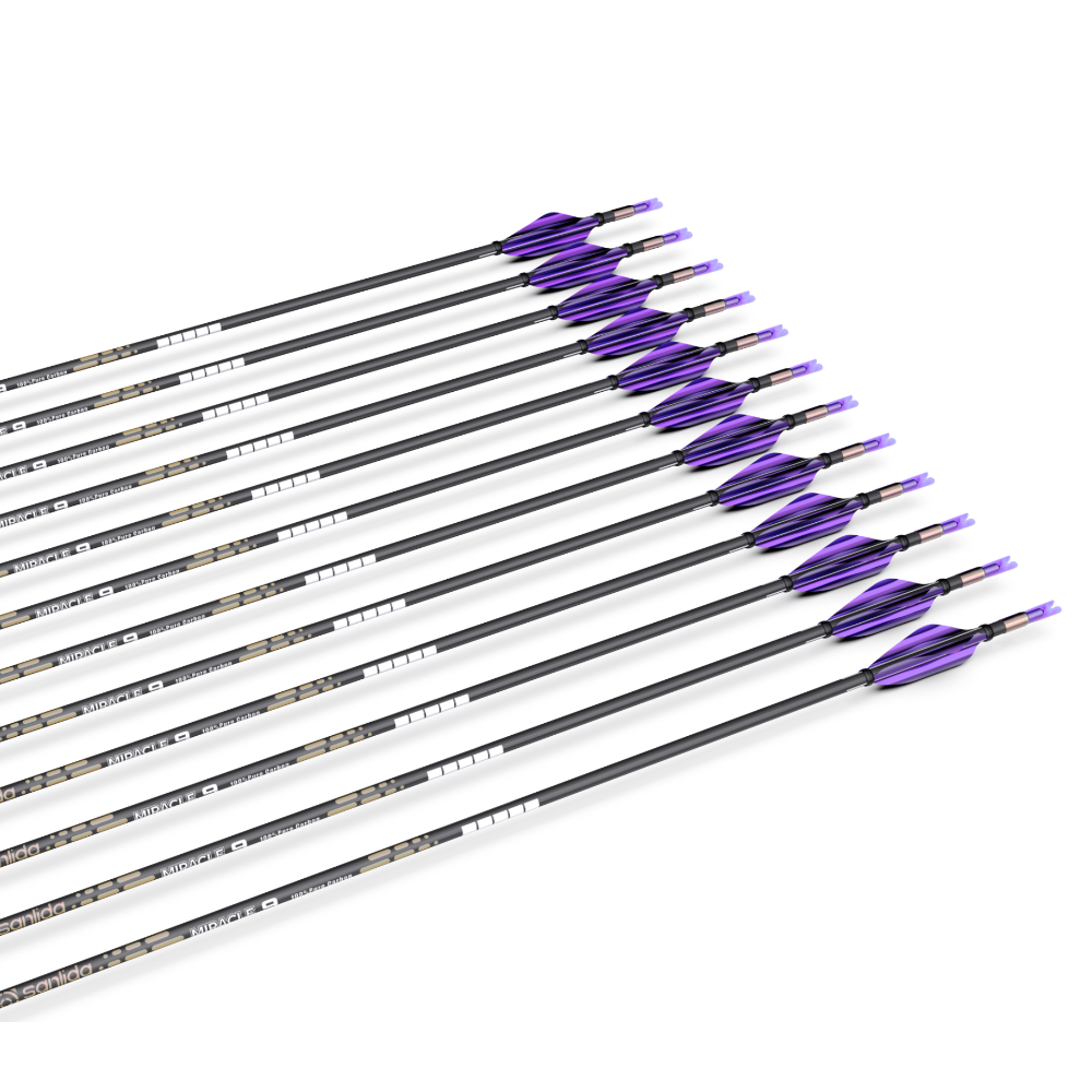 фото Стрела лучная спортивная Sanlida Miracle X9 ID 3.2 12 шт. Стрела лучная спортивная Sanlida Miracle X9 ID 3.2 12 шт.