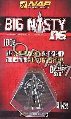 Наконечник охотничийNAP Bignasty 100 гран (3 шт)