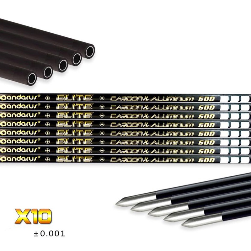 фото Трубка стрелы Pandarus X10 ELITE  Parallel Shaft 12 шт (карбон-алюминий) Трубка стрелы Pandarus X10 ELITE  Parallel Shaft 12 шт (карбон-алюминий)