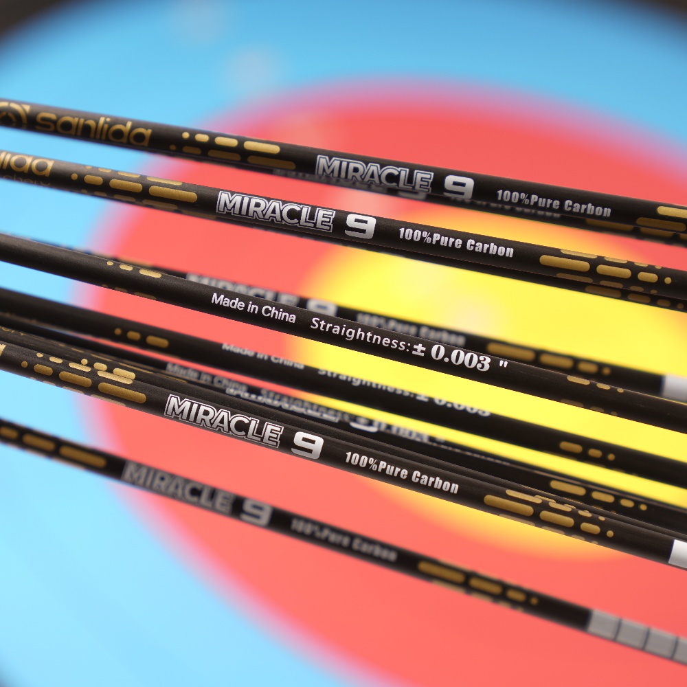 фото Стрела лучная спортивная Sanlida Miracle X9 ID 3.2 12 шт. Стрела лучная спортивная Sanlida Miracle X9 ID 3.2 12 шт.