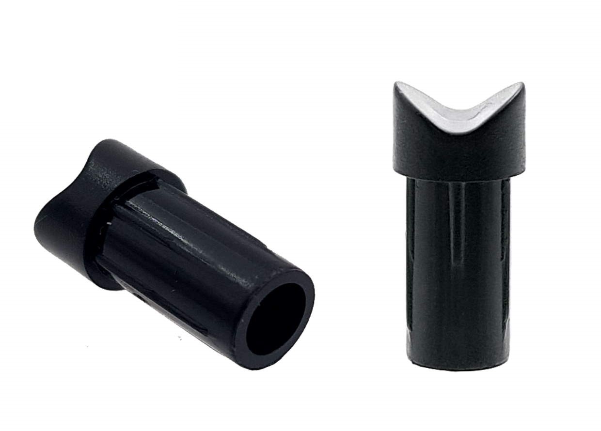 Хвостовик для арбалетных карбоновых стрел  7.6 мм черный