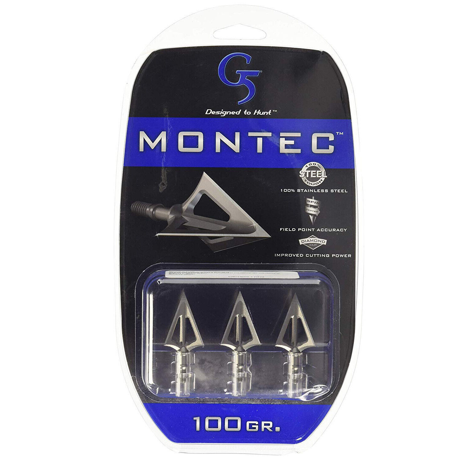 фото Наконечник G5 Montec 100grn SS 3шт. Наконечник G5 Montec 100grn SS 3шт.